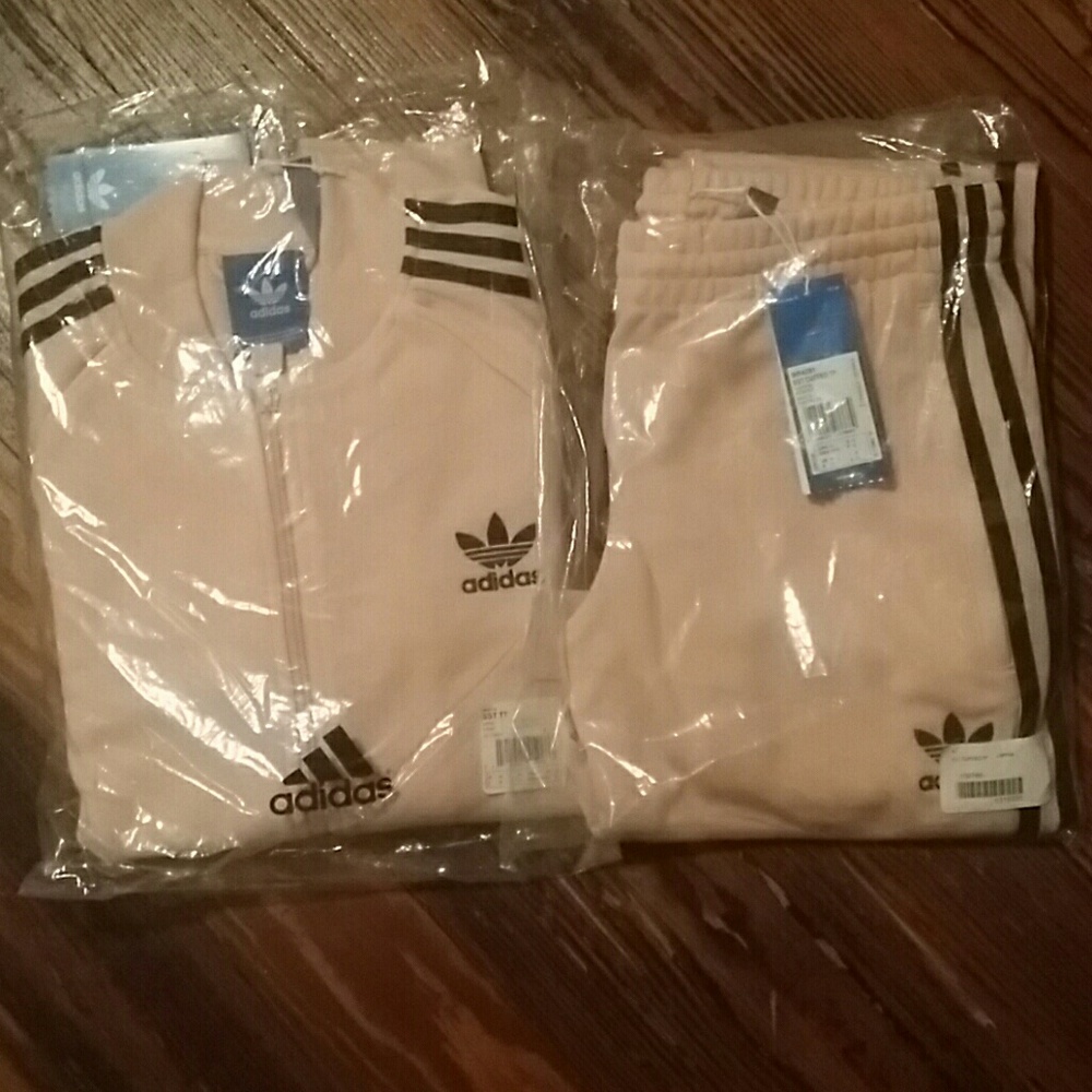 Pink Adidas Tracksuit